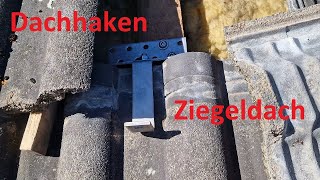 DIY Photovoltaik Dachhakenmontage auf einem Ziegeldach [upl. by Bruni]