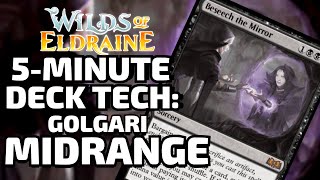 Golgari Midrange  A Wilds of Eldraine 5Minute Deck Tech MTG Arena Standard [upl. by Rolf69]