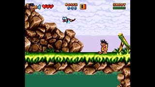 Prehistorik Man  SNES 60fps Gameplay [upl. by Yelena81]