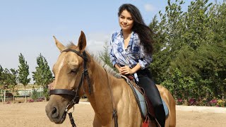 Beautiful horses of Turkmenistan Visiting an AkhalTeke ranch [upl. by Lewellen541]