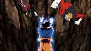 Ultra Instinct Goku vs Toppo and Dyspo DBS [upl. by Leihcim969]