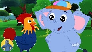 Kukdoo Koo कुकडू कू Chal Mere Ghode  More Animal Nursery Rhymes amp Kids Cartoon Videos [upl. by Ralina]