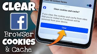 How to Clear Cookies and Cache on Facebook Browser [upl. by Tyson]