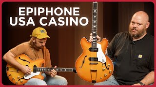 Worth the Wait We Finally Review the Epiphone Casino Made in the USA [upl. by Attenwahs]