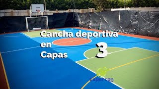 ✅ ⚽ PINTURA para CANCHAS deportivas  SIKA SPORT LINE  proceso de aplicación [upl. by Mayfield]