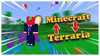 Minecraft Terraria Mod Scuffed Review [upl. by Nassi546]