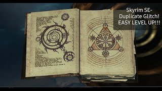 Skyrim SE  How to duplicate Oghma Infinium and easy quick level 2024 WORKS [upl. by Iron706]