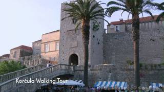 Korcula Croatia Walking Tour  Mediterranean Cruise  Cunard [upl. by Josy]