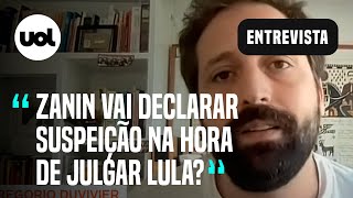 Gregorio Duvivier sobre críticas à possível indicação de Zanin ao STF Fui chamado de lavajatista [upl. by Charlean]