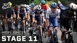 Tour de France 2023 Stage 11  EXTENDED HIGHLIGHTS  7122023  Cycling on NBC Sports [upl. by Hammel]