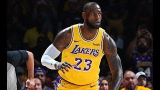 LeBron James Lakers Debut  Full Game Highlights [upl. by Yrehc]