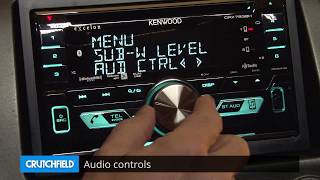 Kenwood Excelon DPX793BH Display and Controls Demo  Crutchfield Video [upl. by Rumney]