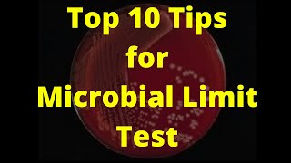 Top 10 Tips for Microbial Limit Test [upl. by Nuawed]