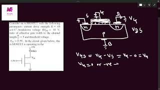 Analog Circuit  MOSFET Behavior  3 [upl. by Lilybel]