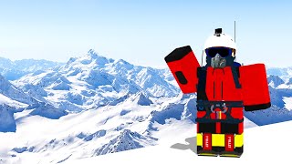 I CLIMBED MOUNT EVEREST in Roblox [upl. by Eardnaed]