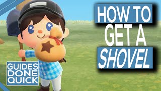 How To Get A Shovel In Animal Crossing New Horizons [upl. by Nosdrahcir650]