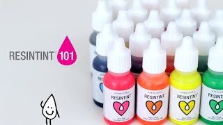 How To Color Epoxy Resin With ResinTint [upl. by Enel]