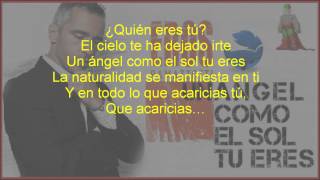 Quien eres tu  Eros Ramazzotti Letra [upl. by Ecirtal]