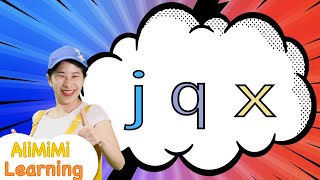 Learn Chinese Alphabet Part 4⎮Pinyin Initial Consonants 2021⎮jqx Song⎮jqx 歌⎮声母表⎮汉语拼音 声母歌 [upl. by Pachston]