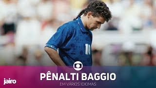 Copa 94 Pênalti de Roberto Baggio em vários idiomas [upl. by Cohligan]