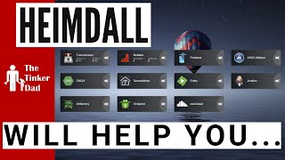 Heimdall  The Best Free Dashboard For Your Home Apps amp Services [upl. by Maharva458]