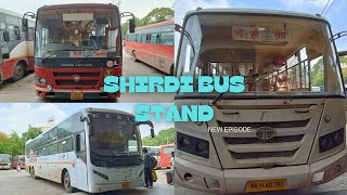 Long Route MSRTC GSRTC KSRTC Buses🚍 From Shirdi Bus Stand [upl. by Senn]