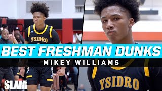 Mikey Williams BEST DUNKS of Freshman Year 😱🤯 [upl. by Soracco]