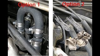 How to bypass your heater core [upl. by Nomrah]