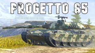 Progetto M40 mod 65  3 Kills • 73K DMG • WoT Blitz [upl. by Sundberg]