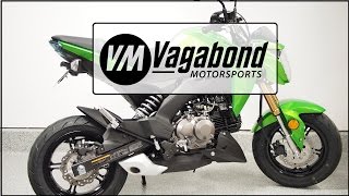 Kawasaki Z125 Fender Eliminator Install Video  Vagabond Motorsports VMKZ10 [upl. by Michaela413]