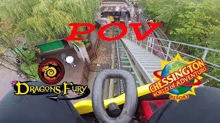 Dragons Fury POV  Chessington World Of Adventures  4k [upl. by Aidam]