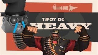 TIPOS de HEAVY  Con TOMAKO  TF2 [upl. by Etterual]