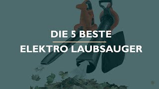 Die 5 Besten Elektro Laubsauger Test [upl. by Alesandrini646]