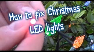 EASY WAYS HOW TO FIX LED CHRISTMAS LIGHTS [upl. by Susanne794]