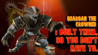 QUARGAN the Crowned  I Built Them So You Dont Have To  RAID Shadow Legends [upl. by Eciral653]