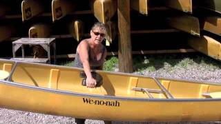 Lifting a Boundary Waters Canoe for Womenm4v [upl. by Eendyc]