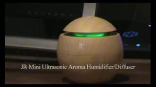 Mini Ultrasonic Aroma USB Humidifier Diffuser Review JR [upl. by Fonz]