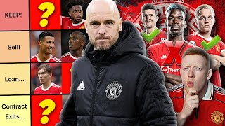 STAY or GO  Who Will Erik Ten Hag Keep At Manchester United  WNTT [upl. by Berna457]