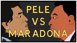 Pele Vs Maradona [upl. by Odeen]