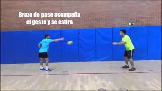 TÉCNICA LANZAMIENTOS BALONMANO Tipos errores y ejercicios [upl. by Hplodnar194]