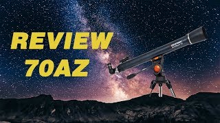 Celestron Astromaster 70AZ Telescope Review 2018 [upl. by Akirre]