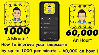 2020 NEW  How To Increase Snapscore By Up To 1000 Per Minute On IOS And Android  Working 2020 [upl. by Oinotnanauj599]