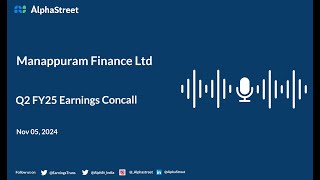 Manappuram Finance Ltd Q2 FY202425 Earnings Conference Call [upl. by Junji774]