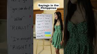 SAYINGS PART 1  Learn Tagalog Philippines [upl. by Aciemaj]