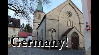 Tour through a small village in Germany Grafenwoehr [upl. by Okiruy]