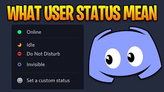 What Each Discord User Status Mean [upl. by Aidua]