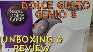 DOLCE GUSTO GENIO S Review and demonstration Dolce Gusto descaling information below 👇 [upl. by Sitoeht]