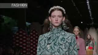 GUCCI Spring Summer 2016 by Alessandro Michele Milan  Fashion Channel [upl. by Pail789]