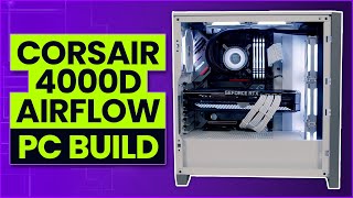 Corsair 4000D Airflow PC Build  i9 11900K amp RTX 3080 [upl. by Ilona]