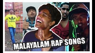 MALAYALAM RAP SONGS REACTION😎 [upl. by Alguire]